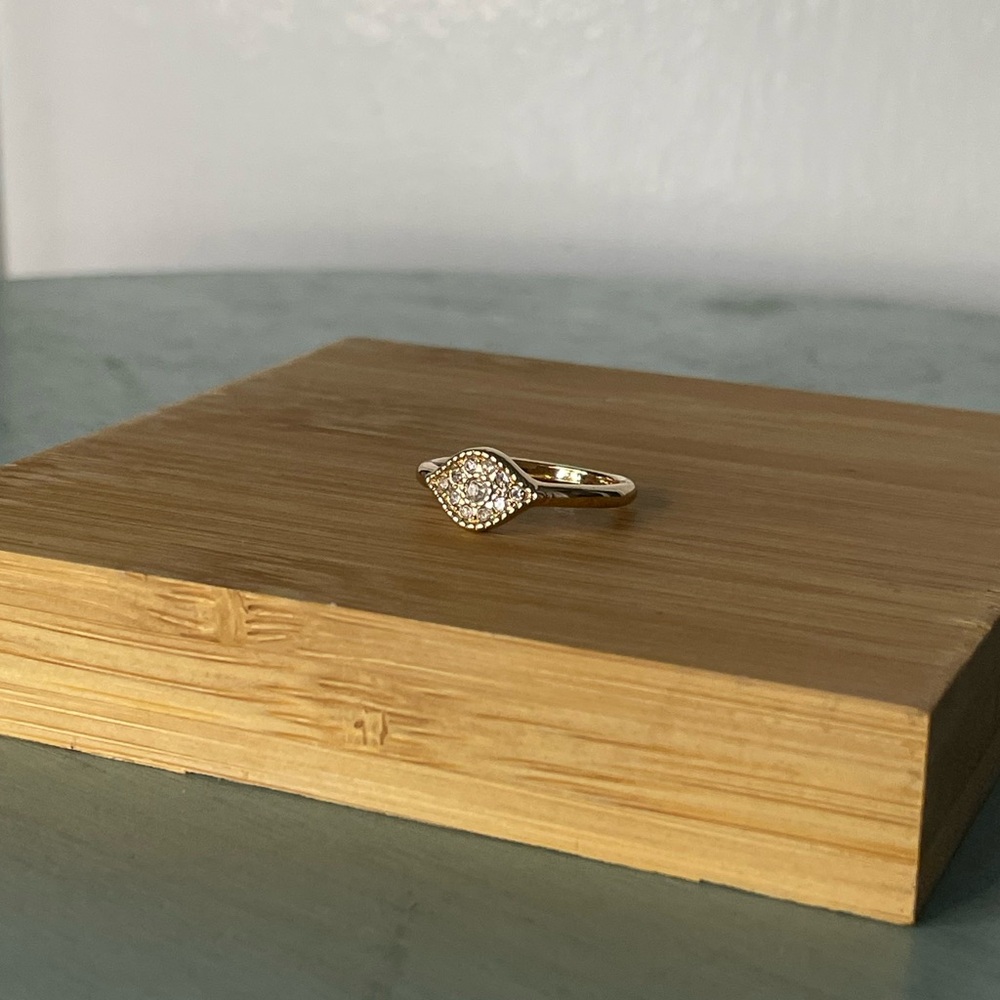 Park Lane Gold Ring with Czs - size 6